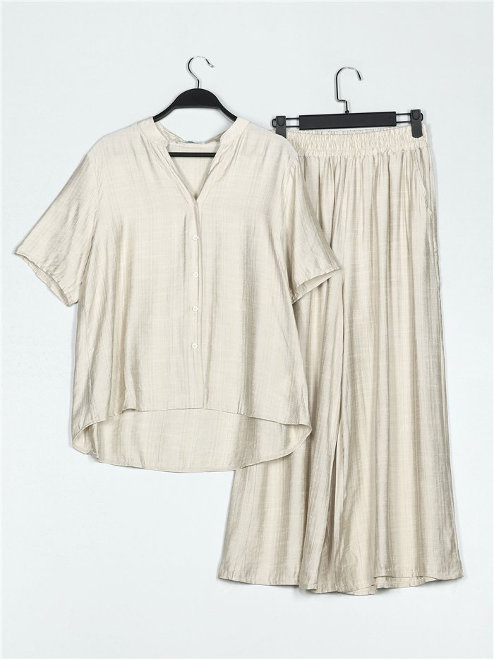 Co-Ord Plus size shirt + trousers (M/L-XL/XXL)