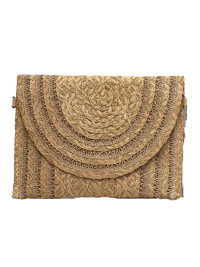 Raffia effect clutch