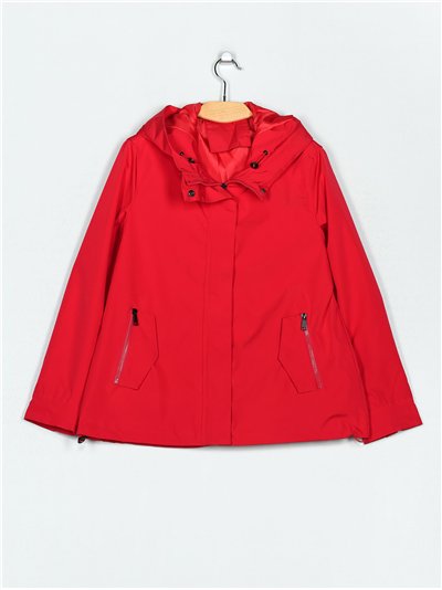 Parka capucha red (M-L-XL-XXL)