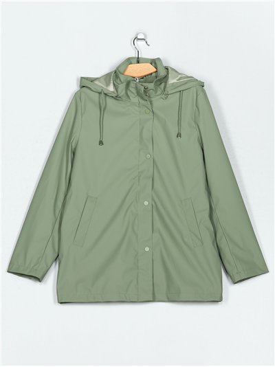 Parka Water repellent efecto piel light-green (M-L-XL-XXL)