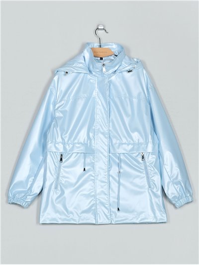 Parka metalizada water repellent azure (M-L-XL-XXL)