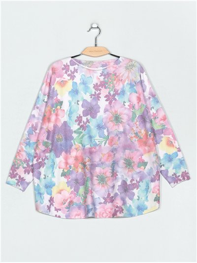 Jersey floral talla grande (M/L-L/XL)