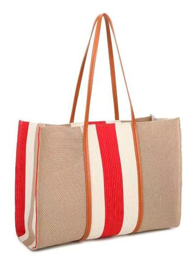 Bolso shopper franjas